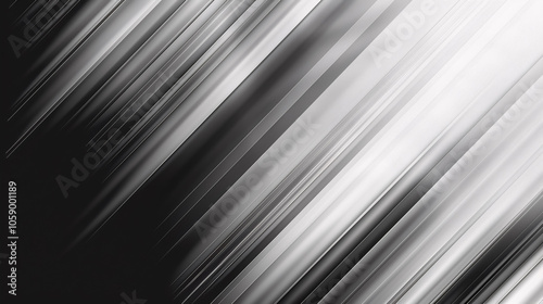 White and Silver Gradient Background with Metal Texture and Soft Lines