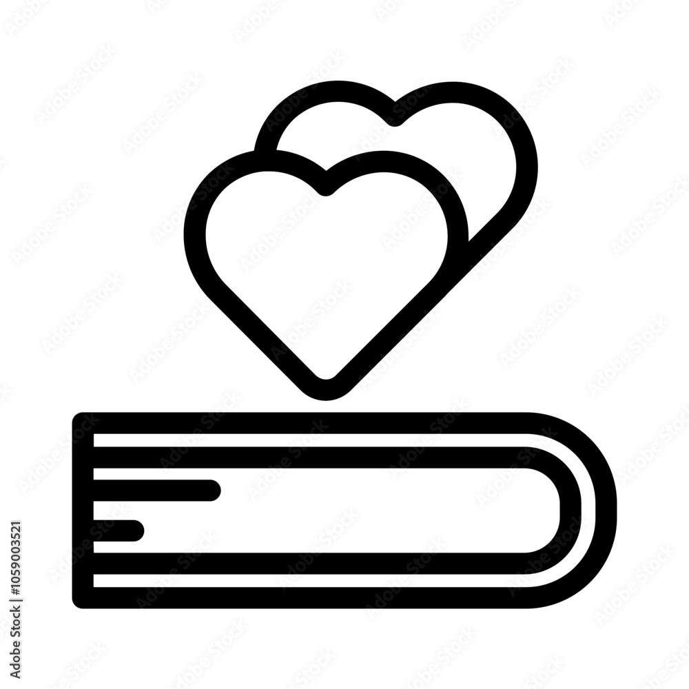 Love Book Icon Love Book Icon