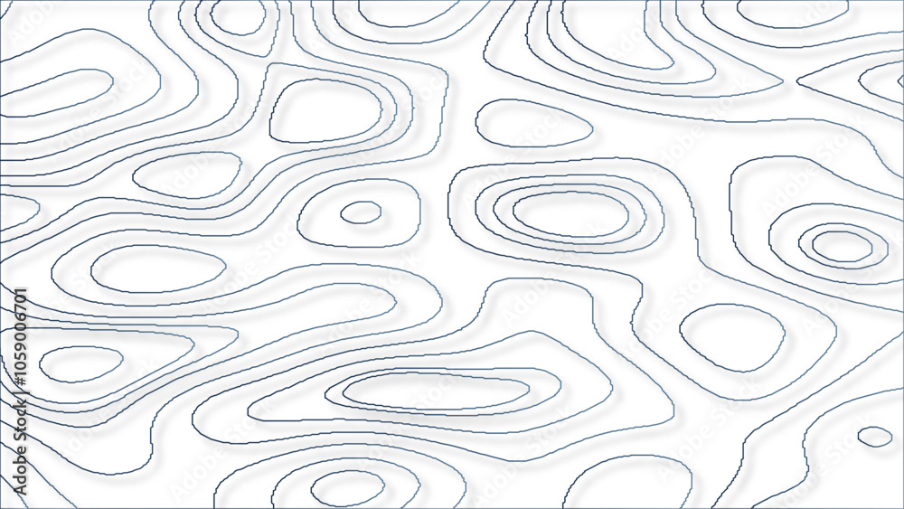 The concept of a topographic contour in line map vector. Topographic map background with space for copy Seamless texture. The concept of a topographic contour in line map vector. Topographic map background with space for copy Seamless texture.