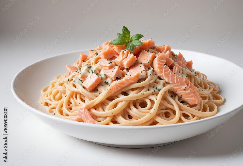 Salmon Cream Sauce Spaghetti, A Culinary Masterpiece Salmon Cream Sauce Spaghetti, A Culinary Masterpiece