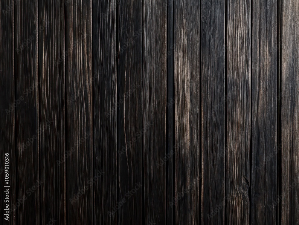 Old rustic dark brown wood planks texture. Background for banner, backdrop or texture for 3D mapping.Ai Generation Old rustic dark brown wood planks texture. Background for banner, backdrop or texture for 3D mapping.Ai Generation