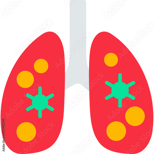 Infected Lungs Icon