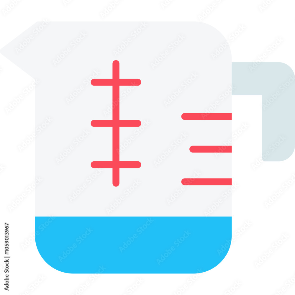 Obraz premium Measuring Glass Icon