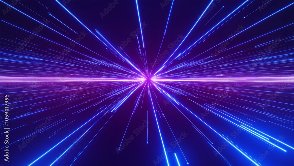 Futuristic background with neon rays Futuristic background with neon rays