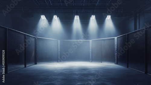 MMA Cage Spotlight.
