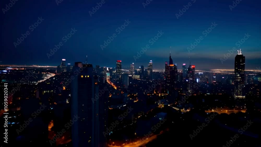City Lights Blurring into a Bokeh Effect in Slow Motion City Lights Blurring into a Bokeh Effect in Slow Motion