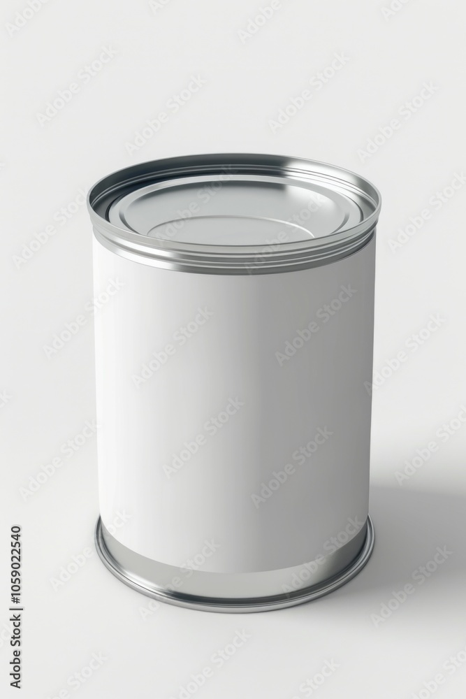 This is a high-quality metallic can with a lid, commonly used for preservation and storage of various goods. The image shows the can in both its regular color and grayscale versions. This is a high-quality metallic can with a lid, commonly used for preservation and storage of various goods. The image shows the can in both its regular color and grayscale versions.