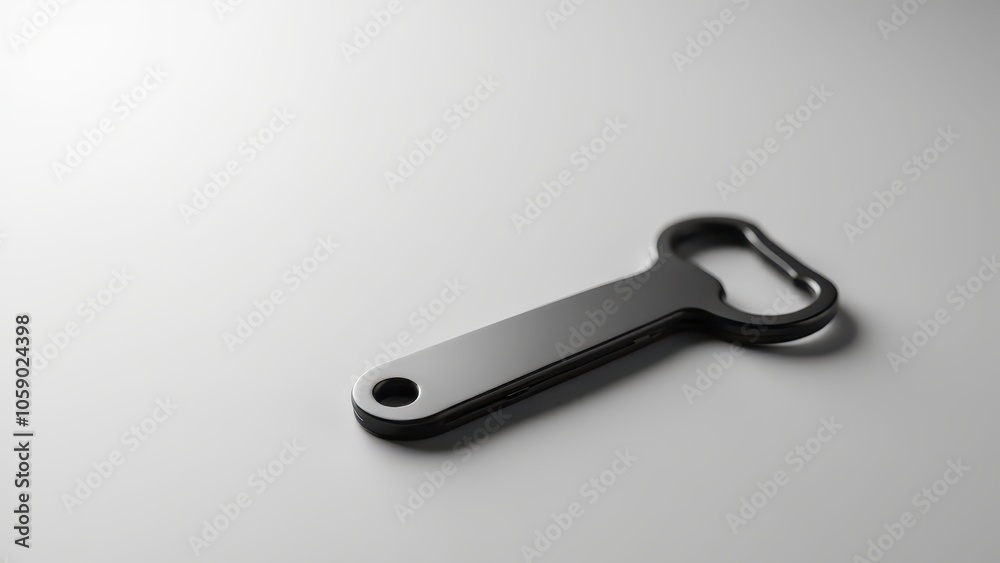 Bottle opener mockup on a plain background, featuring a smooth, customizable surface. Great for presenting brand logos or design concepts with a clean look. Bottle opener mockup on a plain background, featuring a smooth, customizable surface. Great for presenting brand logos or design concepts with a clean look.