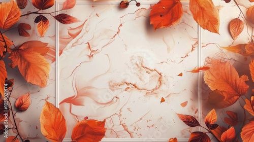 Autumn Floral Frame