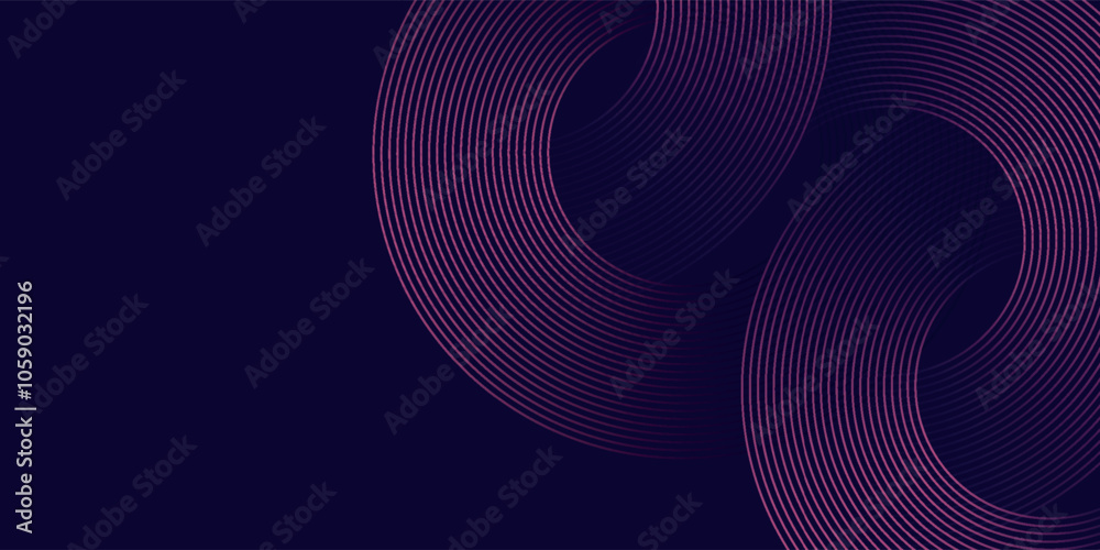 Futuristic abstract background. Glowing circle lines design. Swirl circular lines element. Future technology concept. Horizontal banner template. Suit for cover, banner, website. line circle modern Futuristic abstract background. Glowing circle lines design. Swirl circular lines element. Future technology concept. Horizontal banner template. Suit for cover, banner, website. line circle modern