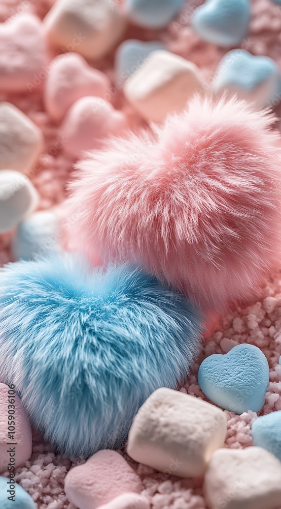 Fuzzy Hearts on CloudLike Surface Fuzzy Hearts on CloudLike Surface