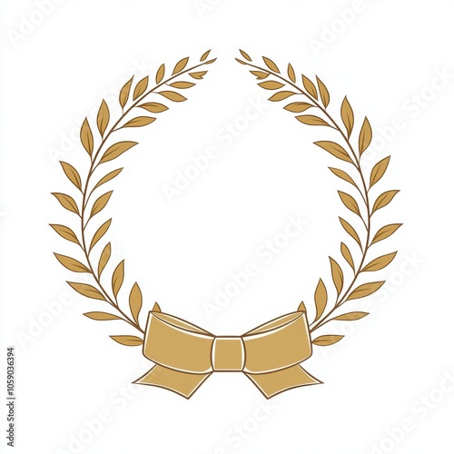 Laurel Wreath Bow.