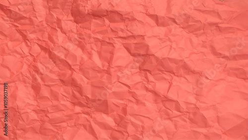 Realistic illustration paper texture background vector. Tarquis red wrinkled paper texture. 