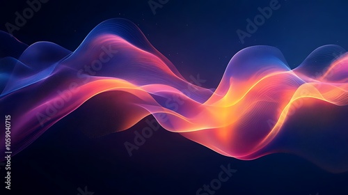 Minimalist abstract background with digital elements for technology and data applications