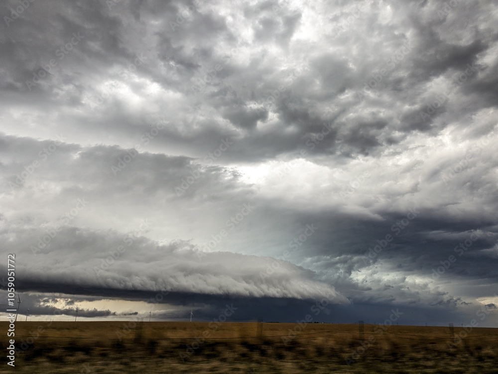 Shelf Cloud on a Weak Thunderstorm in Eastern Colorado. Shelf Cloud on a Weak Thunderstorm in Eastern Colorado.