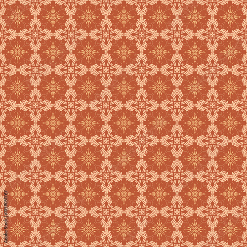 seamless pattern with flowers