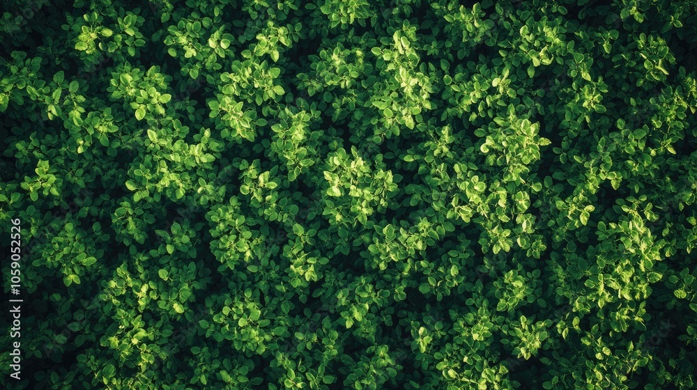 A lush green foliage background with a vibrant texture. A lush green foliage background with a vibrant texture.