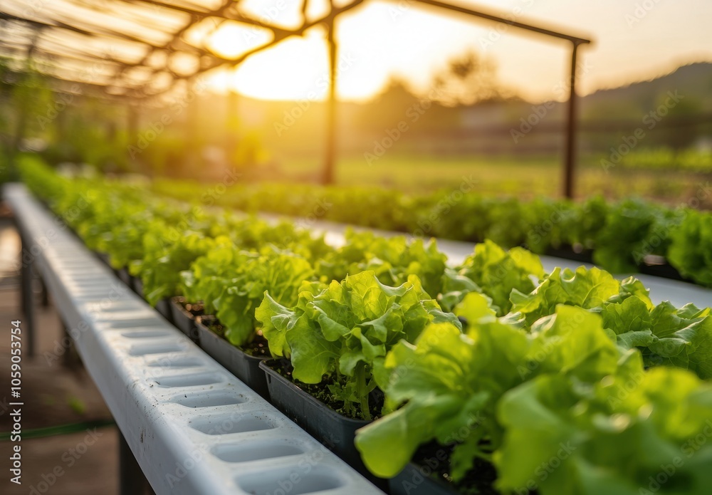 Lettuce Hydroponic Farm. Lettuce Hydroponic Farm.