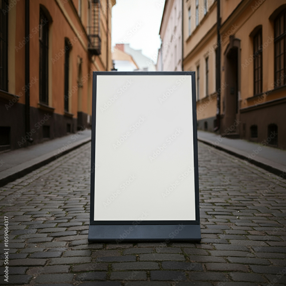 Blank poster mockup to add your design Blank poster mockup to add your design