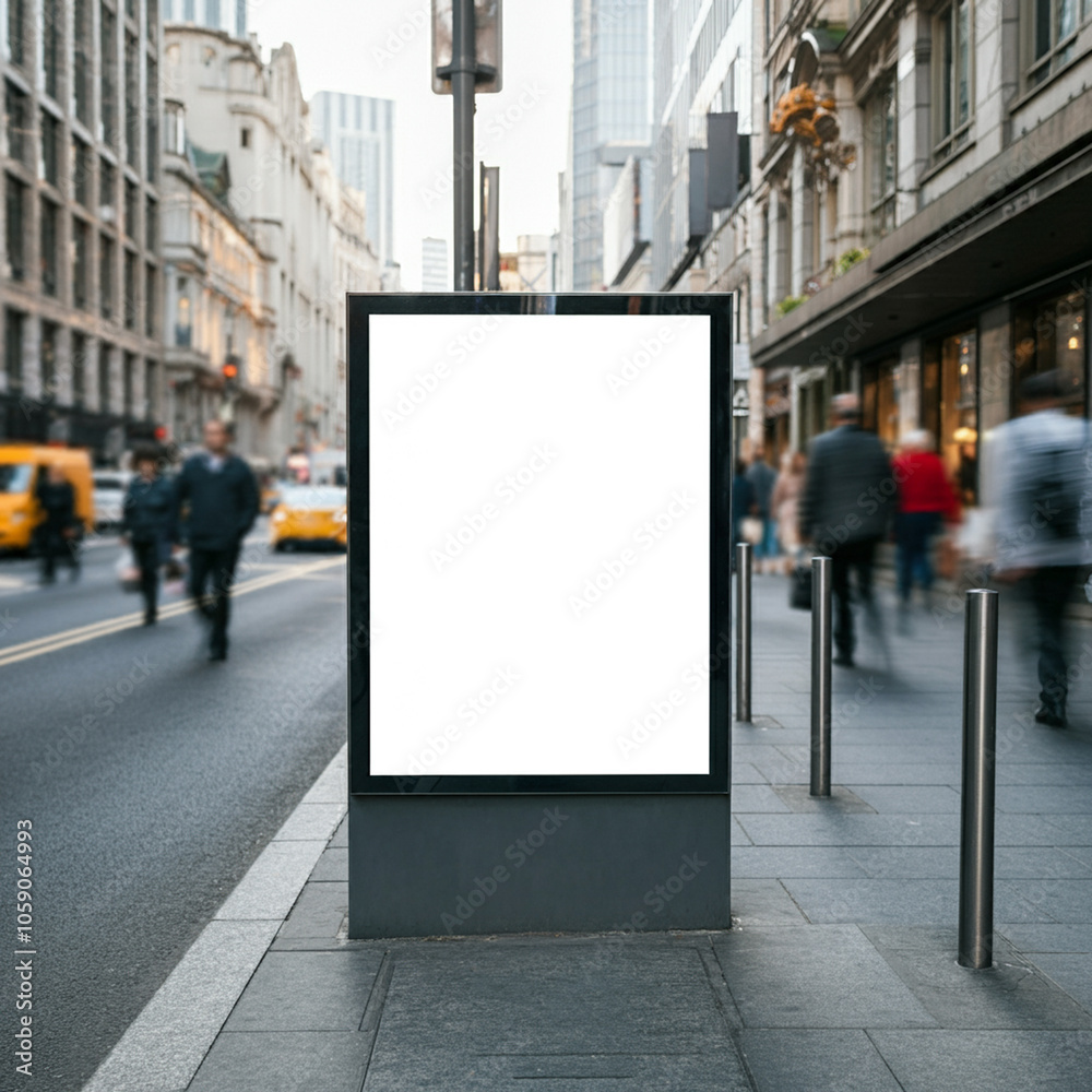 Blank poster mockup to add your design Blank poster mockup to add your design