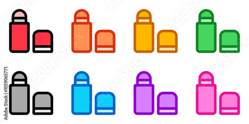 Editable lip balm vector icon. Cosmetics, makeup, skincare, beauty. Part of a big icon set family. Perfect for web and app interfaces, presentations, infographics, etc