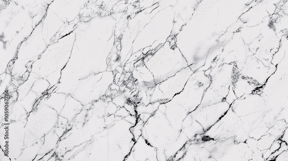 White Marble Texture with Natural Pattern for Background
