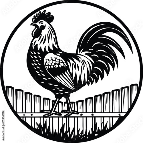 Hen chicken vector logo. farm, poultry, hen, fowl icon Chicken Silhouette, Vector EPS10 Illustration Engraved, vector hen illustration.Chickens,Chickens Head animals art graphic resources vector Eleme
