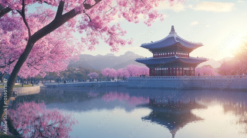 Serene Springtime in Seoul Serene Springtime in Seoul