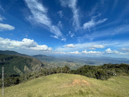 landscape with mountain and cloud natural photography 