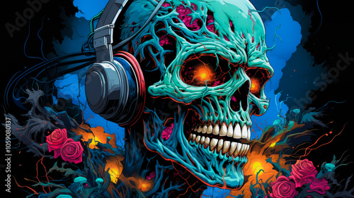 skull art style