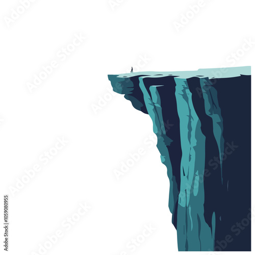 cliff edge vector