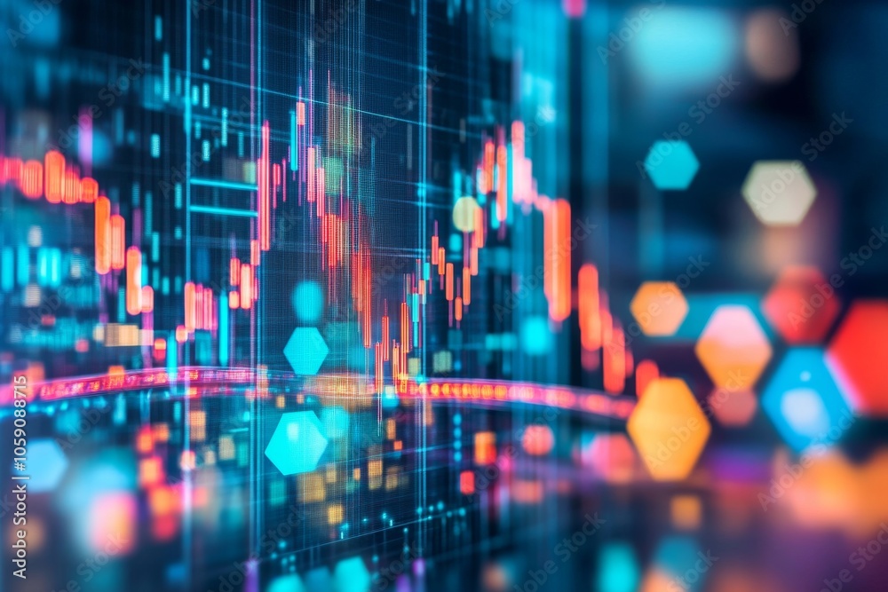 Abstract Stock Market Data Visualization Abstract Stock Market Data Visualization