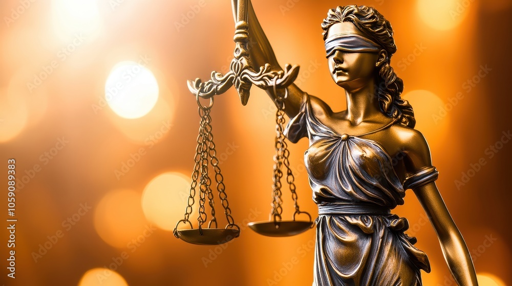 Lady Justice Statue with Scales and Blindfold Lady Justice Statue with Scales and Blindfold