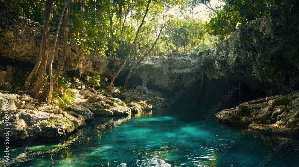 Cenote in the Jungle Cenote in the Jungle