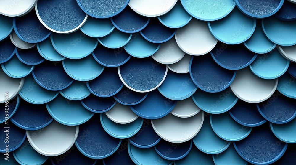 Colorful Abstract Background with Bright Circular Patterns and Bubbles
