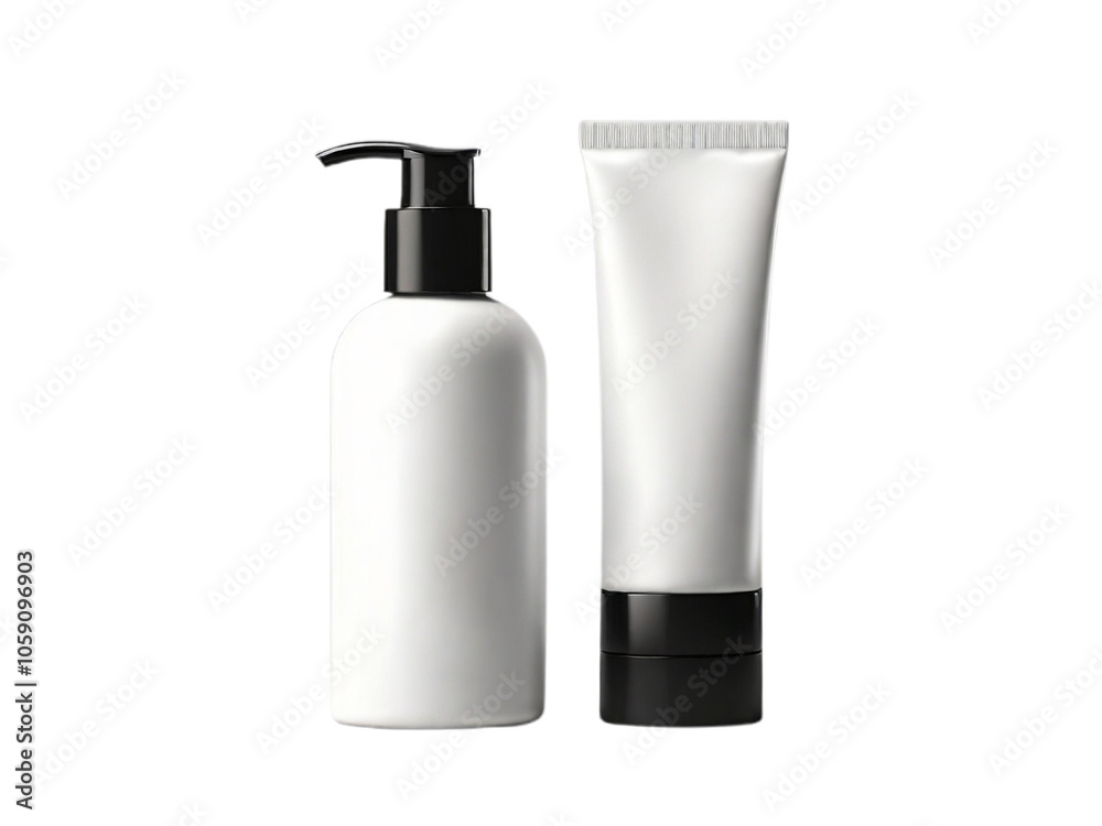 white cosmetic container for mockup in png white cosmetic container for mockup in png