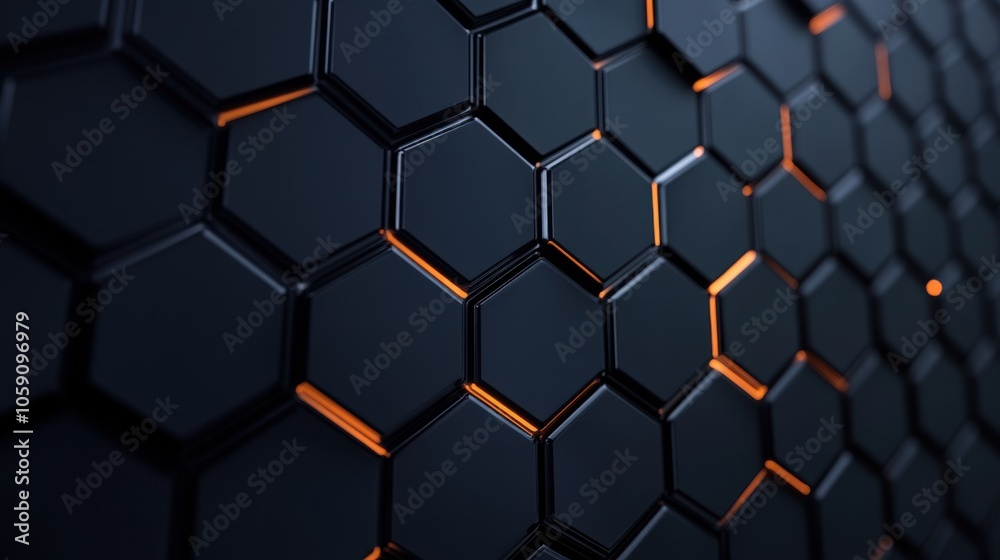Futuristic Hexagonal Building with Nano Scale Design Futuristic Hexagonal Building with Nano Scale Design