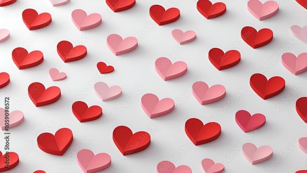 red hearts background red hearts background