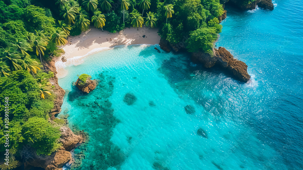 Paradise from Above.Tropical Haven Paradise from Above.Tropical Haven