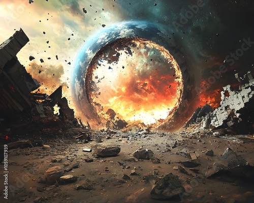 Surreal Vision of Earth s Final Moments as the Universe Collapses
