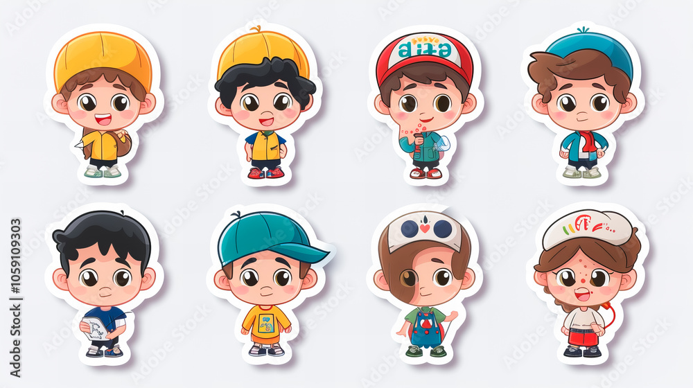 Kids Stickers Collection Kids Stickers Collection