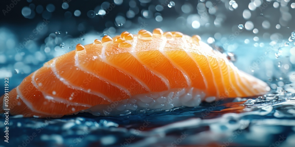 a close up of a piece of salmon on a table a close up of a piece of salmon on a table