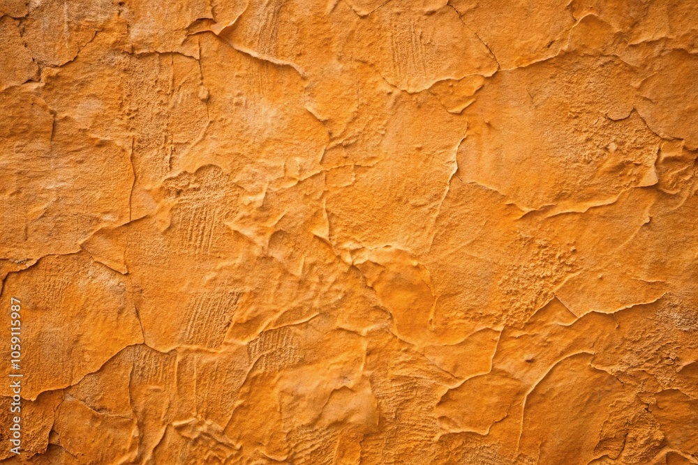 weathered cement orange wall background with wrinkled yellow texture weathered cement orange wall background with wrinkled yellow texture
