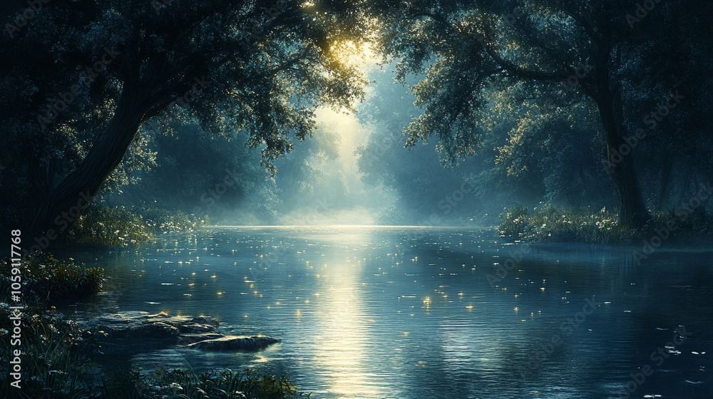 mystical background setting mystical background setting