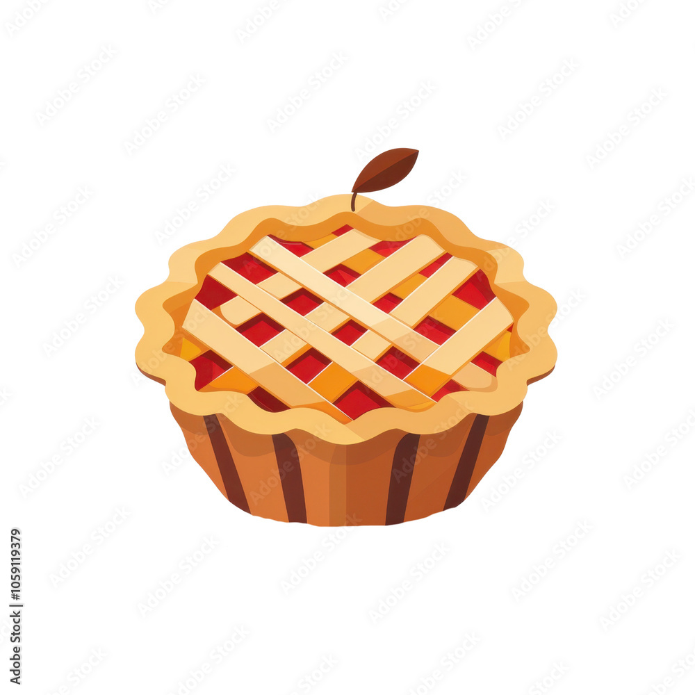 Delicious Apple Pie with Lattice Crust Design Delicious Apple Pie with Lattice Crust Design