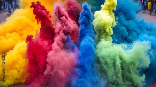 Colorful Smoke for Backgrounds Plain Textured Background for Web Design and Copy