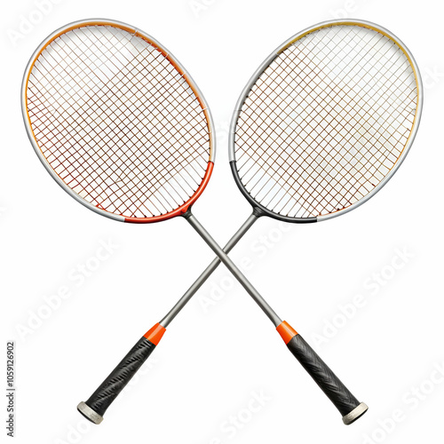badminton isolated
