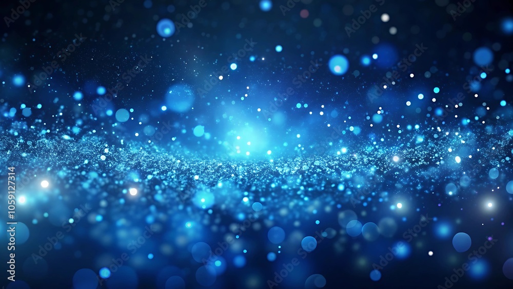 Obraz premium Stunning Dark Blue Background with Particles for Use in Digital Design, Presentations and Creative Projects