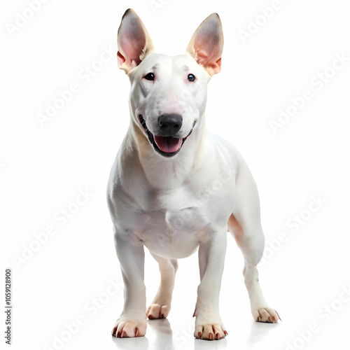 Joyful Bull terrier