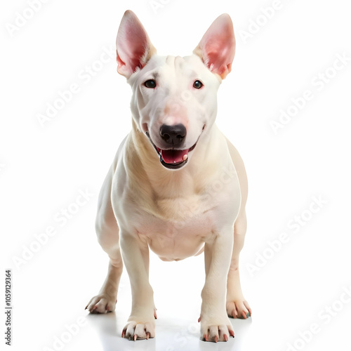 Joyful Bull terrier